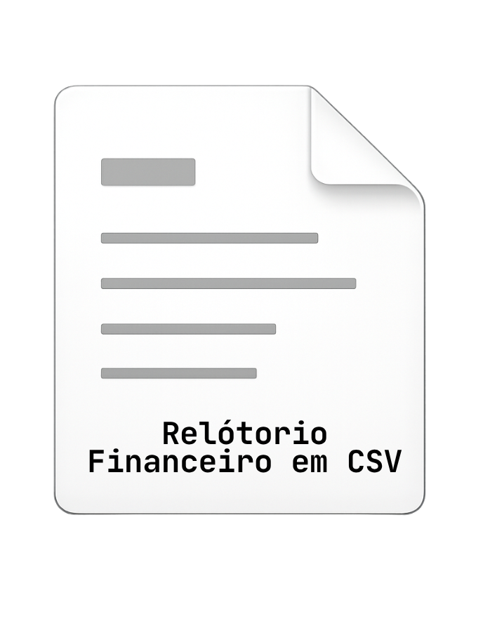 Relatório Financeiro em CSV